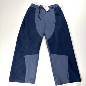 Nike Tech Boreas Pants Oversized Straight Leg Open Hem Sz L NWT IB3365-437 Blue